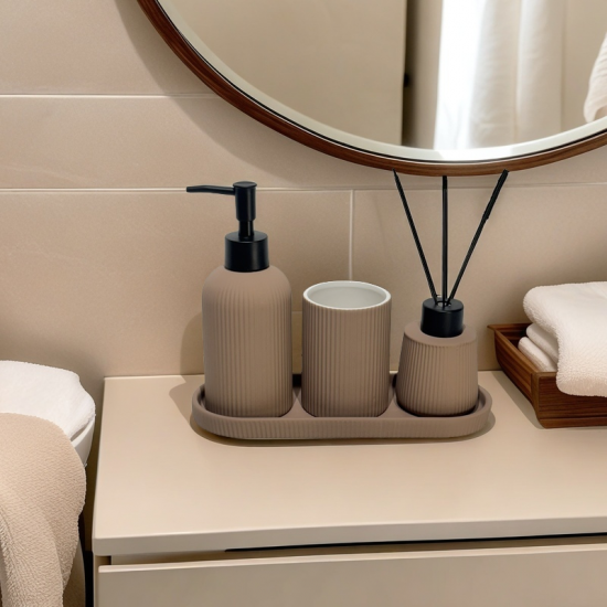 Ceramic Soap Dispenser 4 pieces